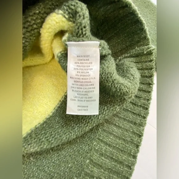 BP Wildfang Colorblock cropped sweater XS - Picture 10 of 11